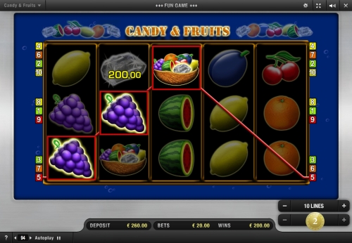 candy fruits online spielen