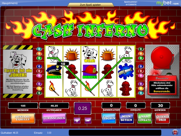 mybet cash inferno spielen