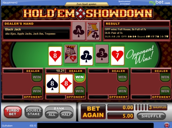 holdem showdown spielen