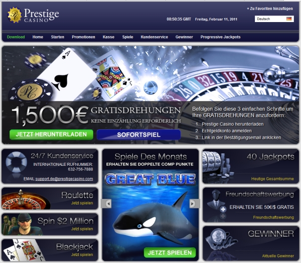 Spiele in den besten Casinos online