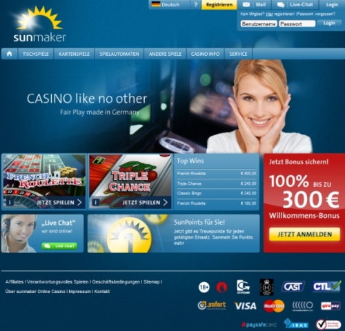 Sunmaker Casino - Merkur Spiele