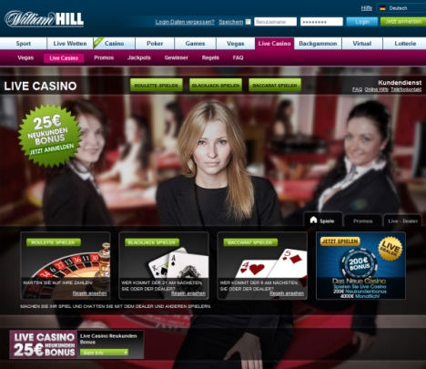 live casino williamhill