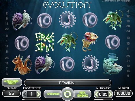 Evolution Spielautomat